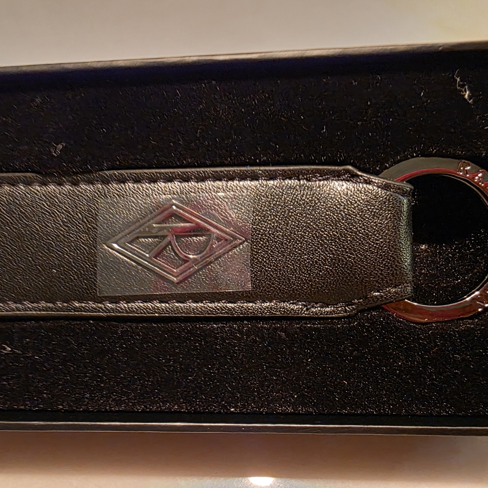 Ralph Lauren Metallic Black Key Holder - Picture 2 of 3